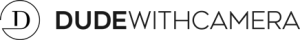 Black logo from dudewithcamera.