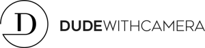 Black logo from dudewithcamera.